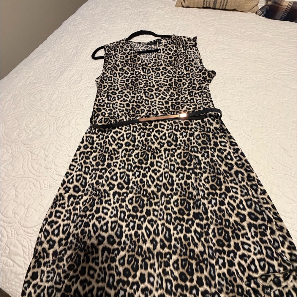 Apt. 9 Animal Print  wrap dress